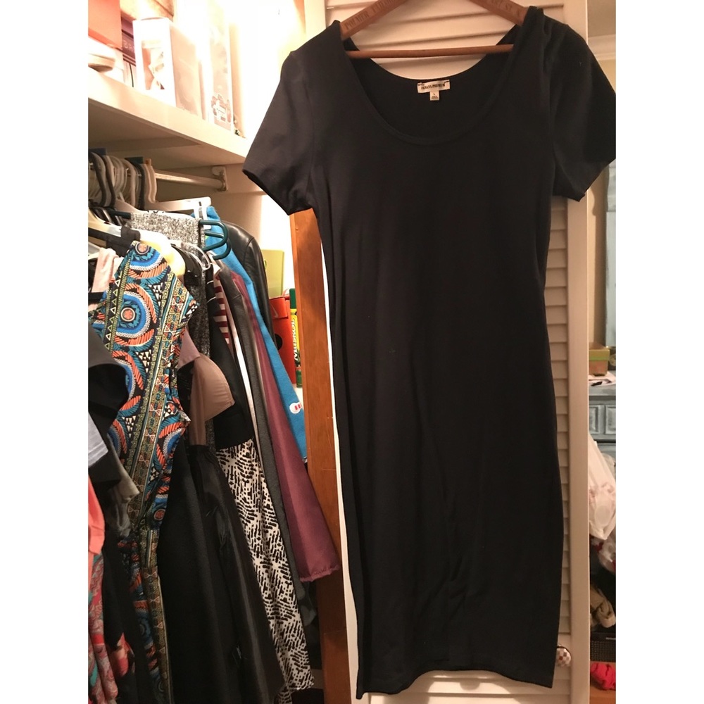 black long dress